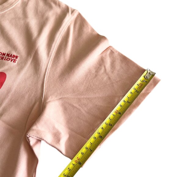 The Future Is On Mars TFIOM Men's Alien Smile T-Shirt Size Medium Peach Color - Picture 3 of 7